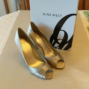 Satin Peeptoe Heel